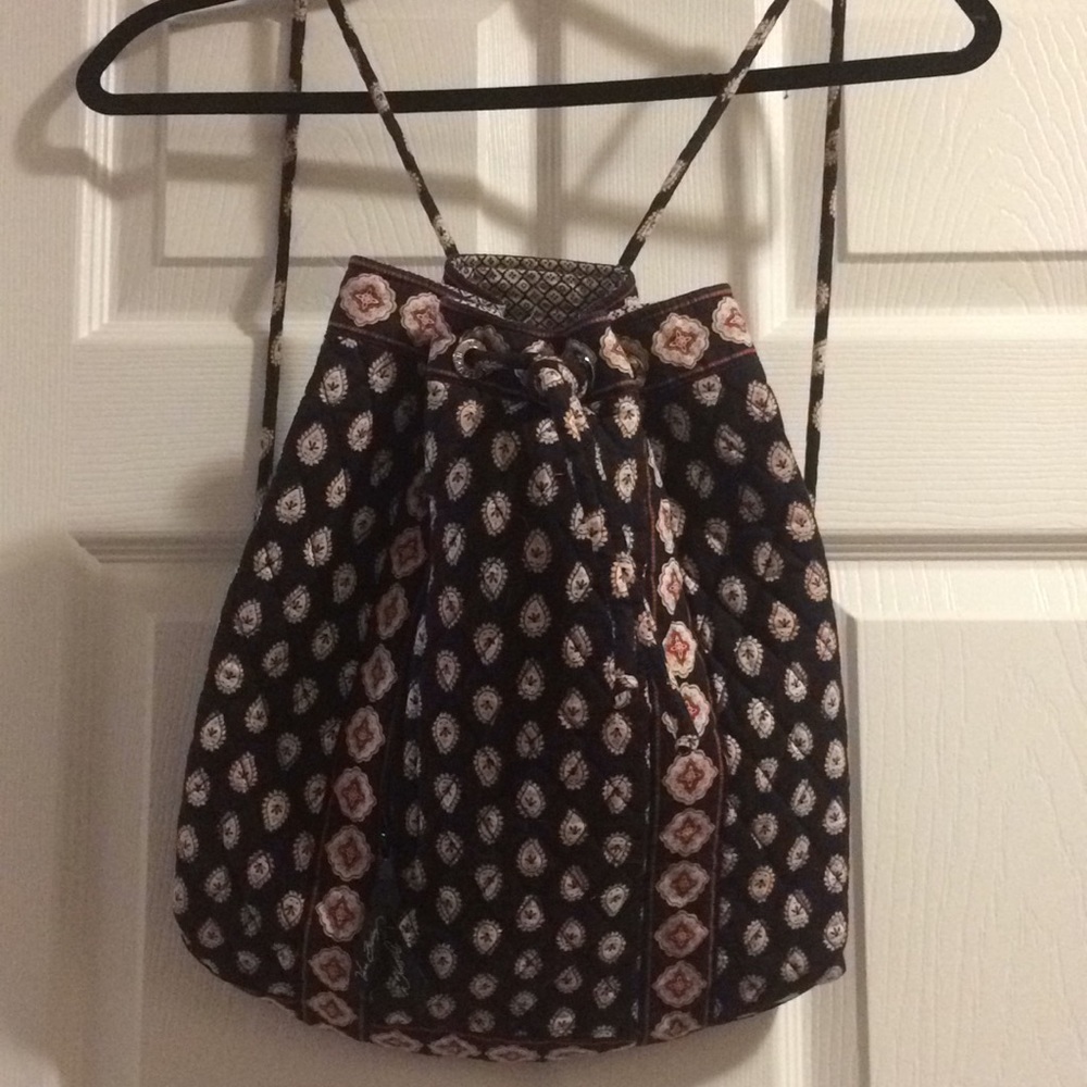 Vera Bradley small drawstring backpack